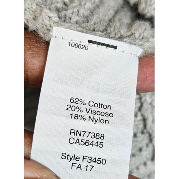 2/$35-Madewell Womens Gray Open Front Cardigan Sweater XS Soft Knit OVERSIZED - Picture 8 of 8